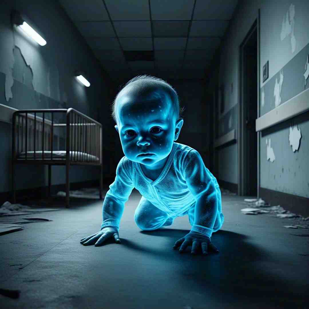 blue baby ghost
